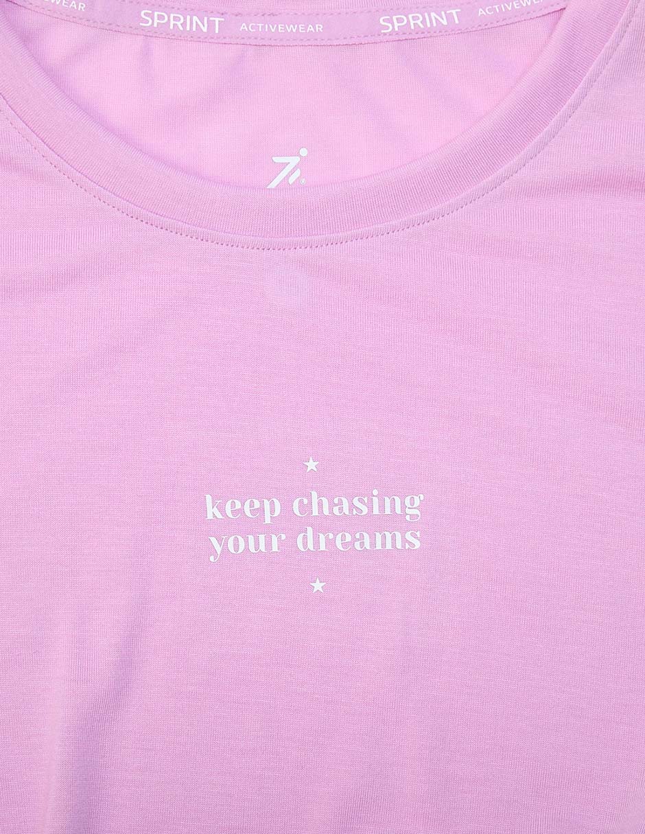 Playera deportiva para entrenamiento para niña 3