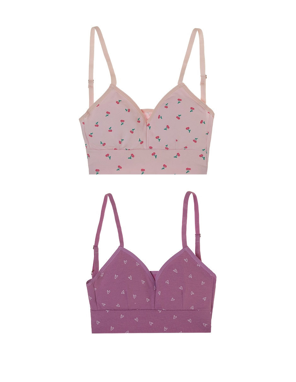 Set top Optima de algodón para niña Espera Noches Moradas