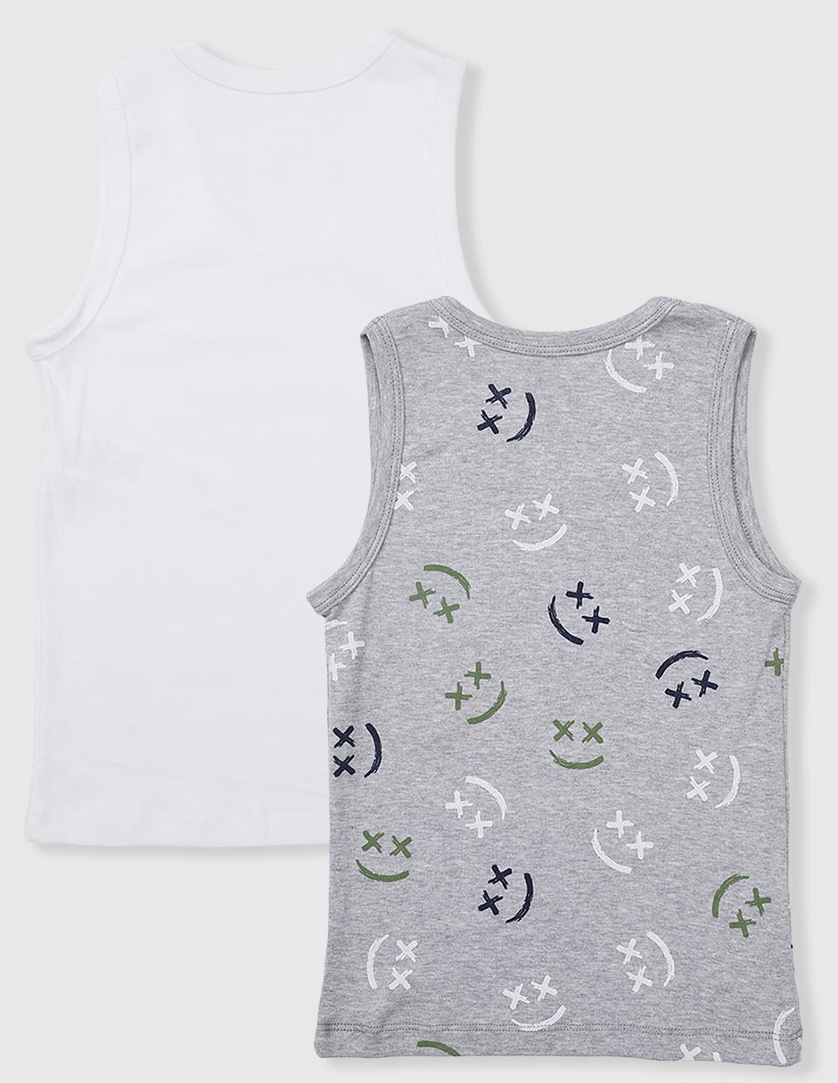 Set camiseta cuello redondo para niño 2