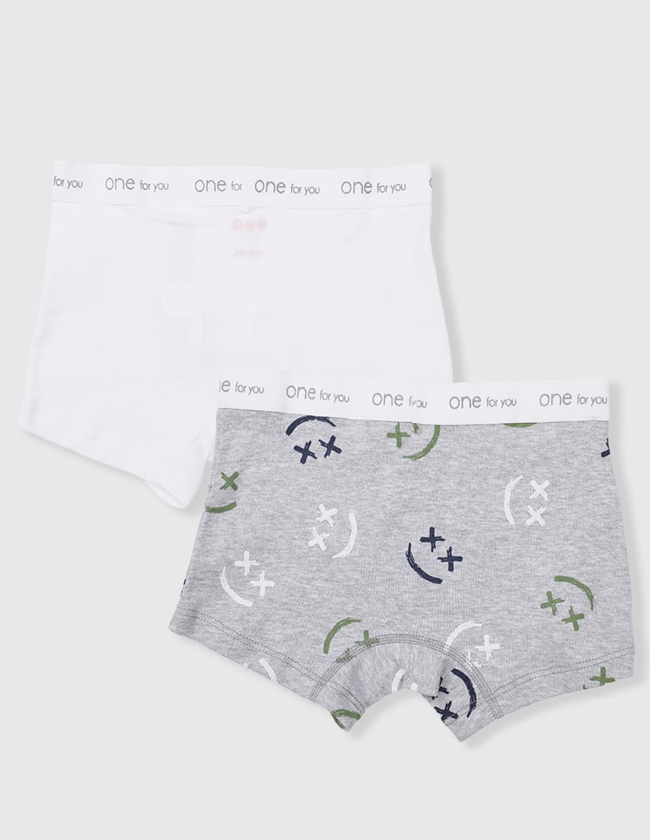 Set bóxer de algodón para niño 2