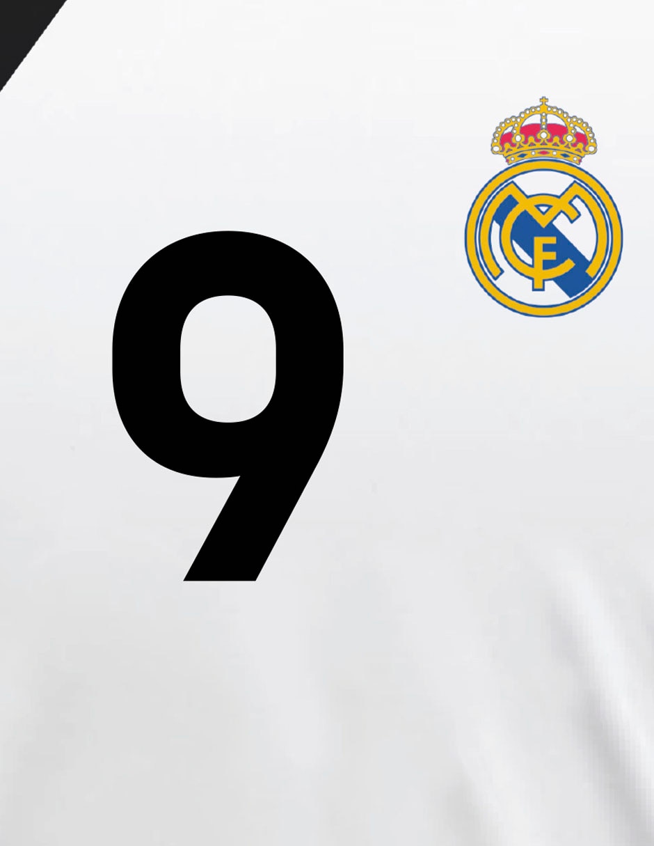 Playera deportiva para fútbol Real Madrid Club de Fútbol para niño 3