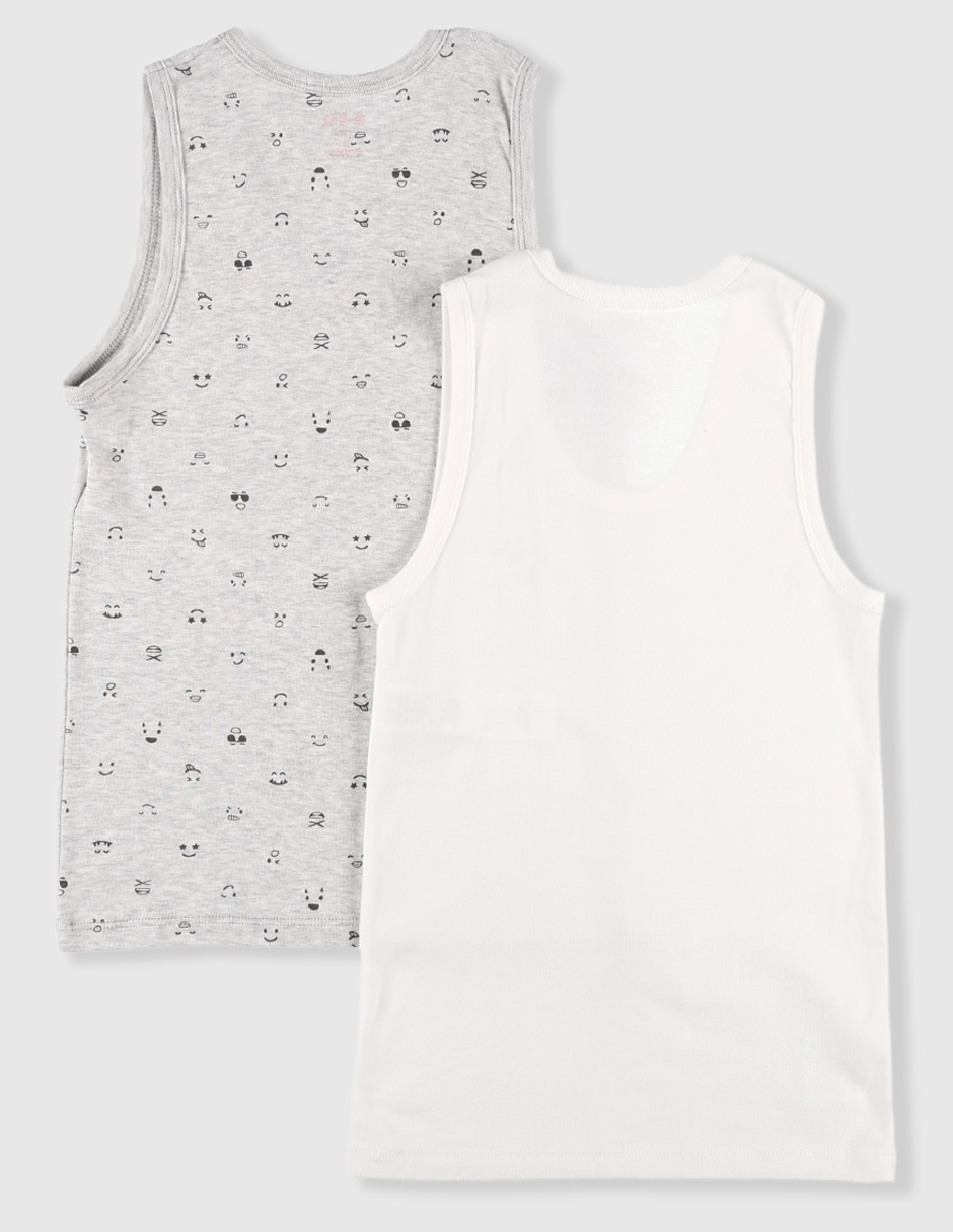 Set camiseta cuello redondo para niño 2