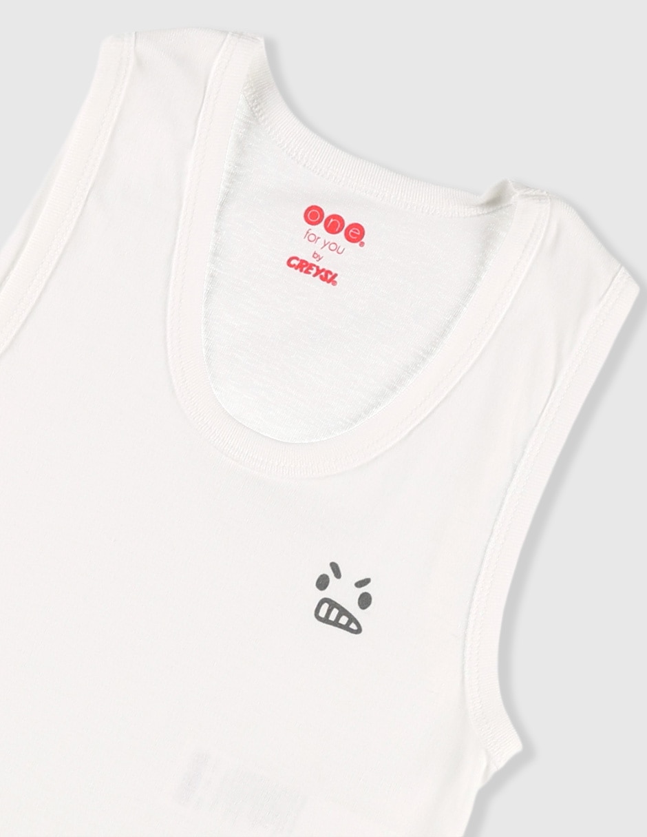 Set camiseta cuello redondo para niño 4