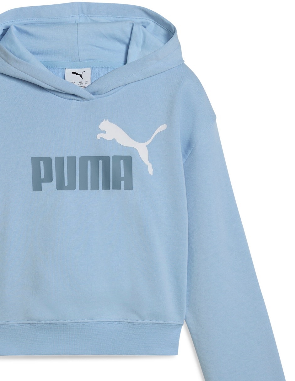 Sudadera Ess 2 Color No 1 Logo Short Length Hoodie Tr G para niña 3