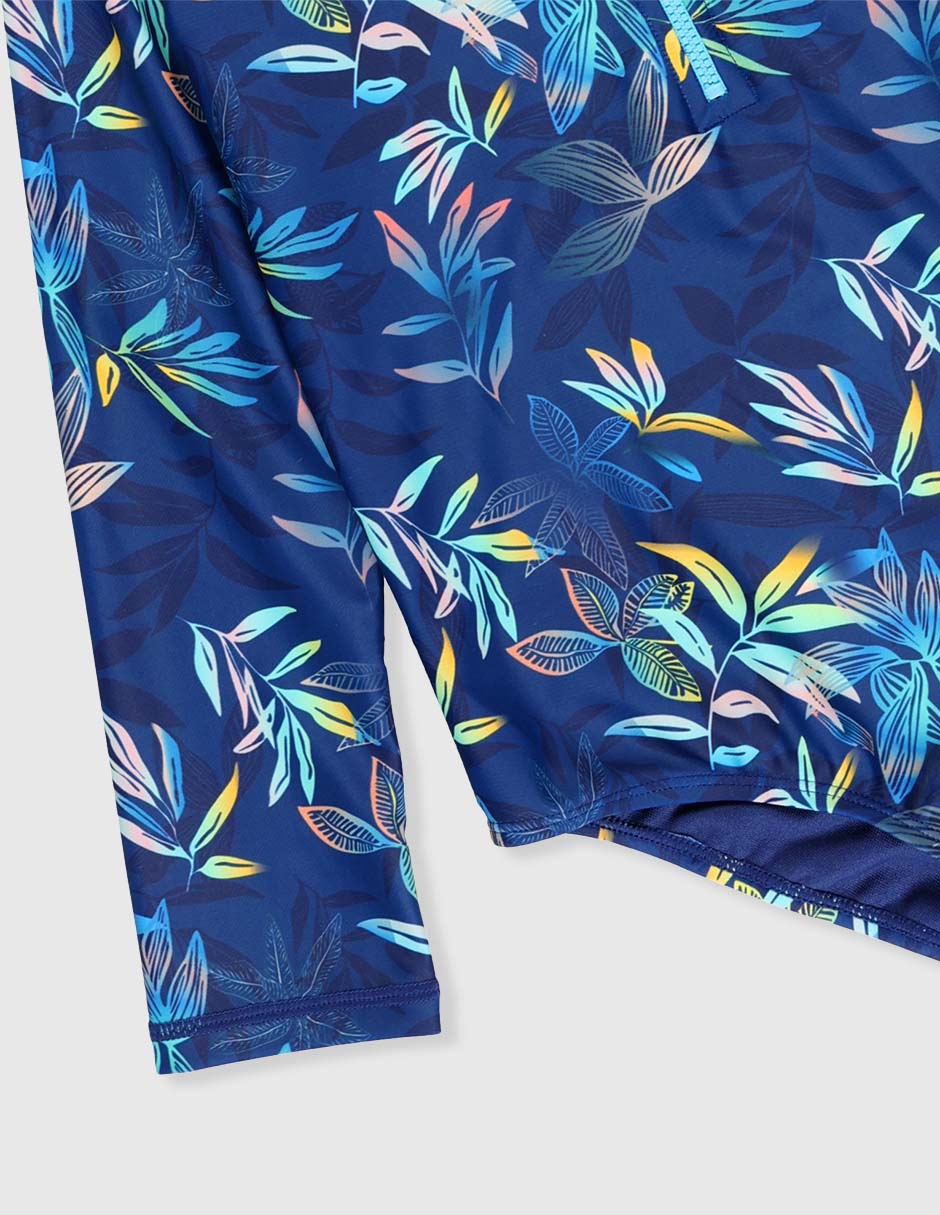 Wetsuit estampado floral para niña 4