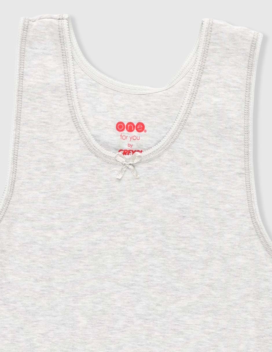 Set camiseta cuello redondo para niña 4