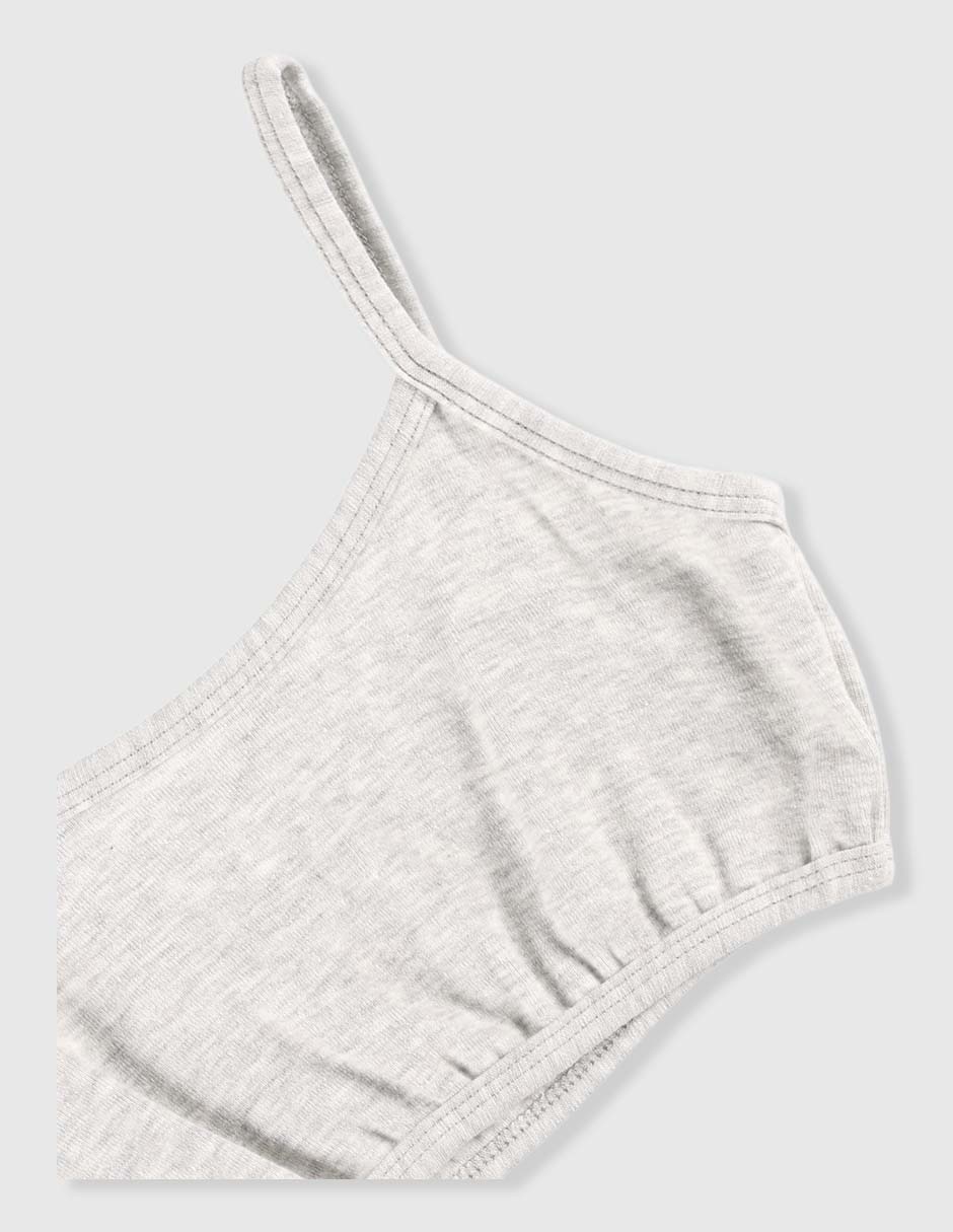 Set corpiño de algodón para niña 4