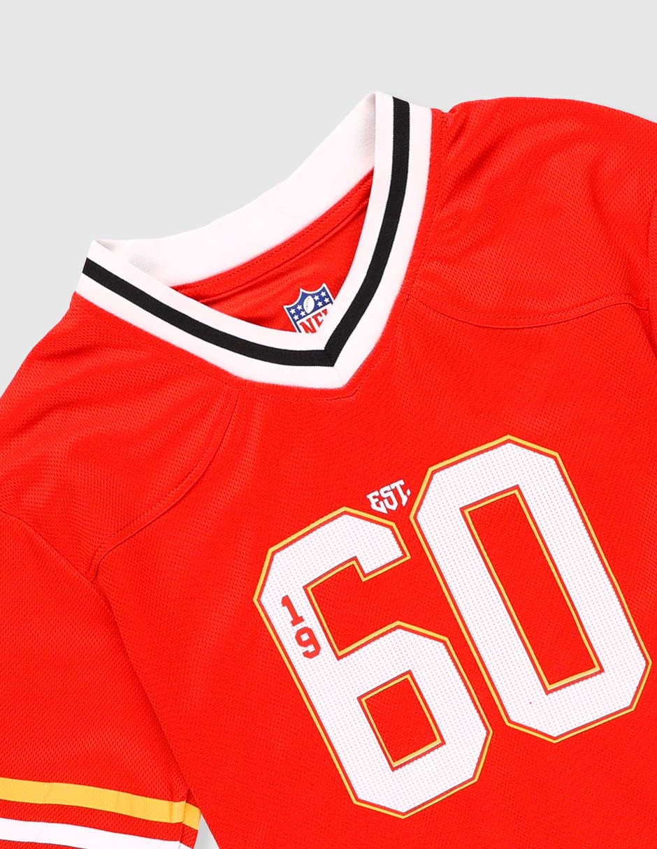 Jersey de Kansas City Chiefs  manga corta   para niño 3