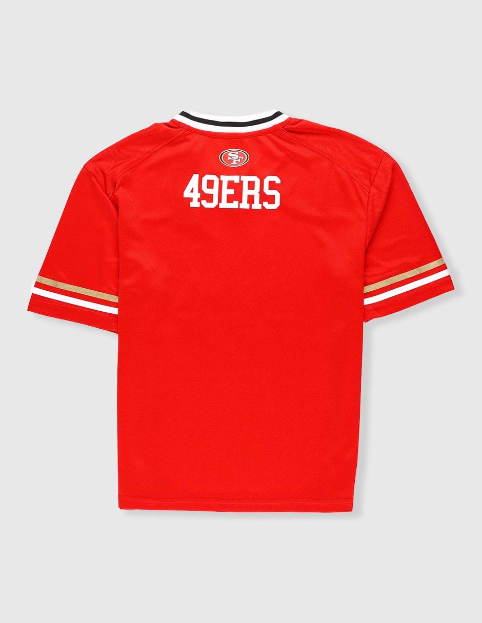 Jersey de San Francisco 49ers  manga corta   para niño 2