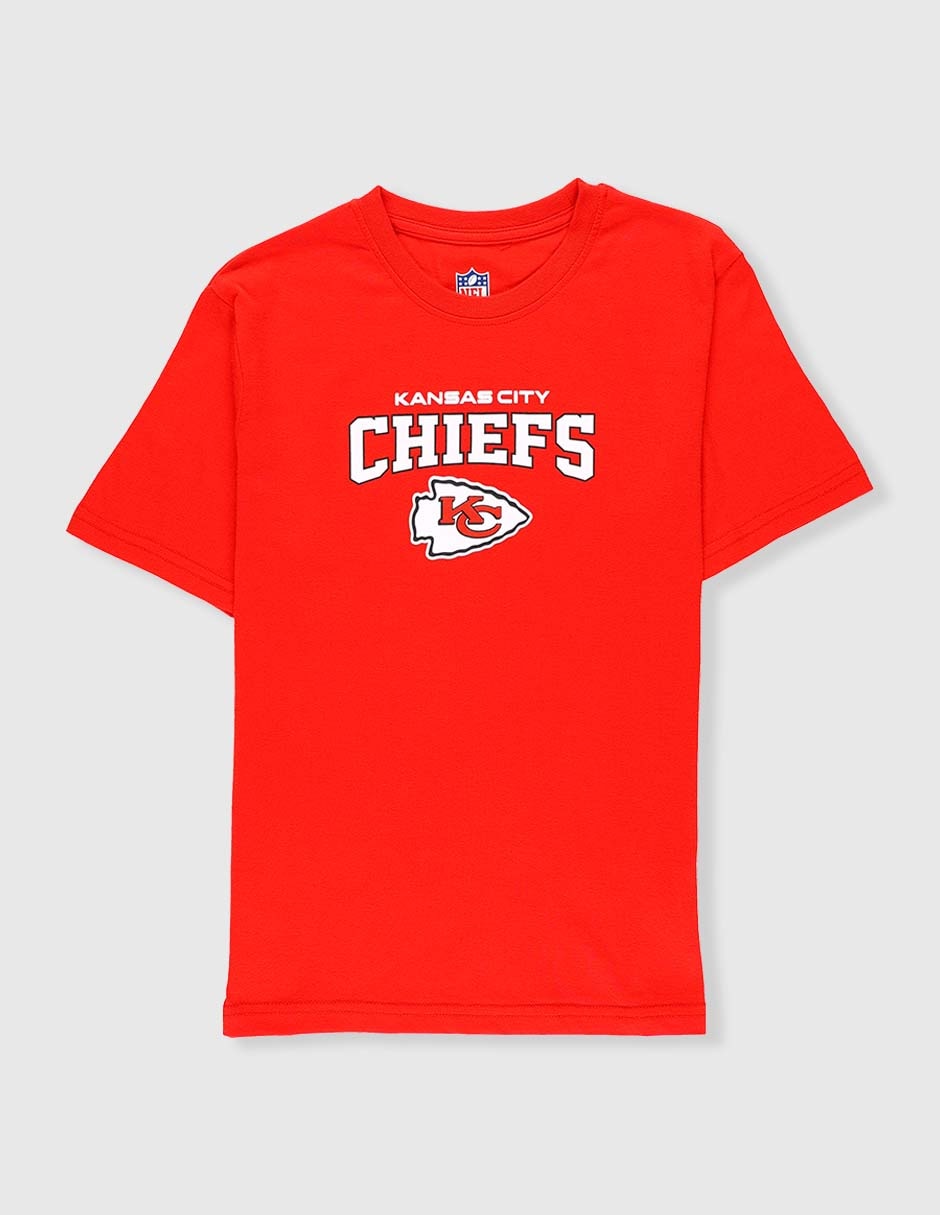 Playera deportiva para fútbol americano Kansas City Chiefs de niño Playera deportiva para fútbol americano Kansas City Chiefs de niño