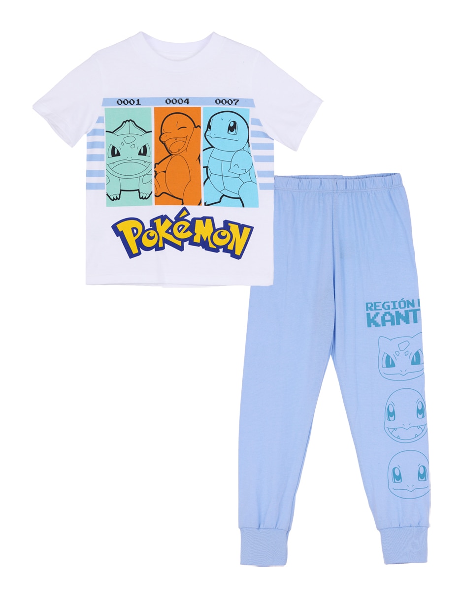 Conjunto pijama Pokémon para niño Conjunto pijama Pokémon para niño