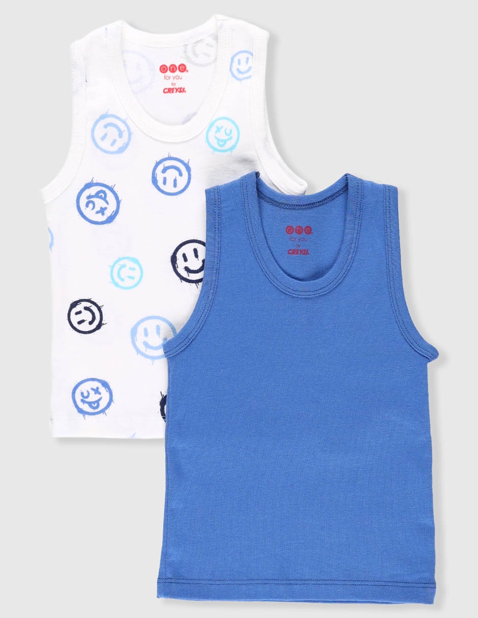 Set camiseta cuello redondo para niño Set camiseta cuello redondo para niño