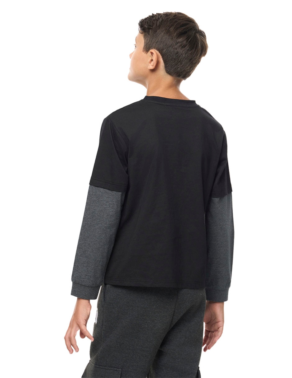 SUDADERA EVERLAST, 10, NEGRO S55016