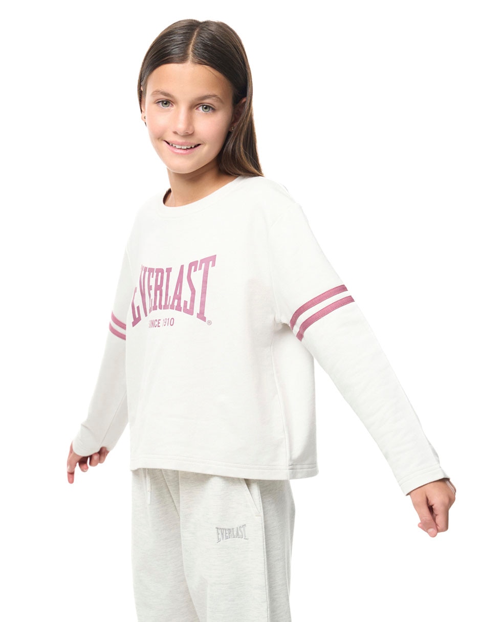 SUDADERA EVERLAST, 14, GRIS S14010