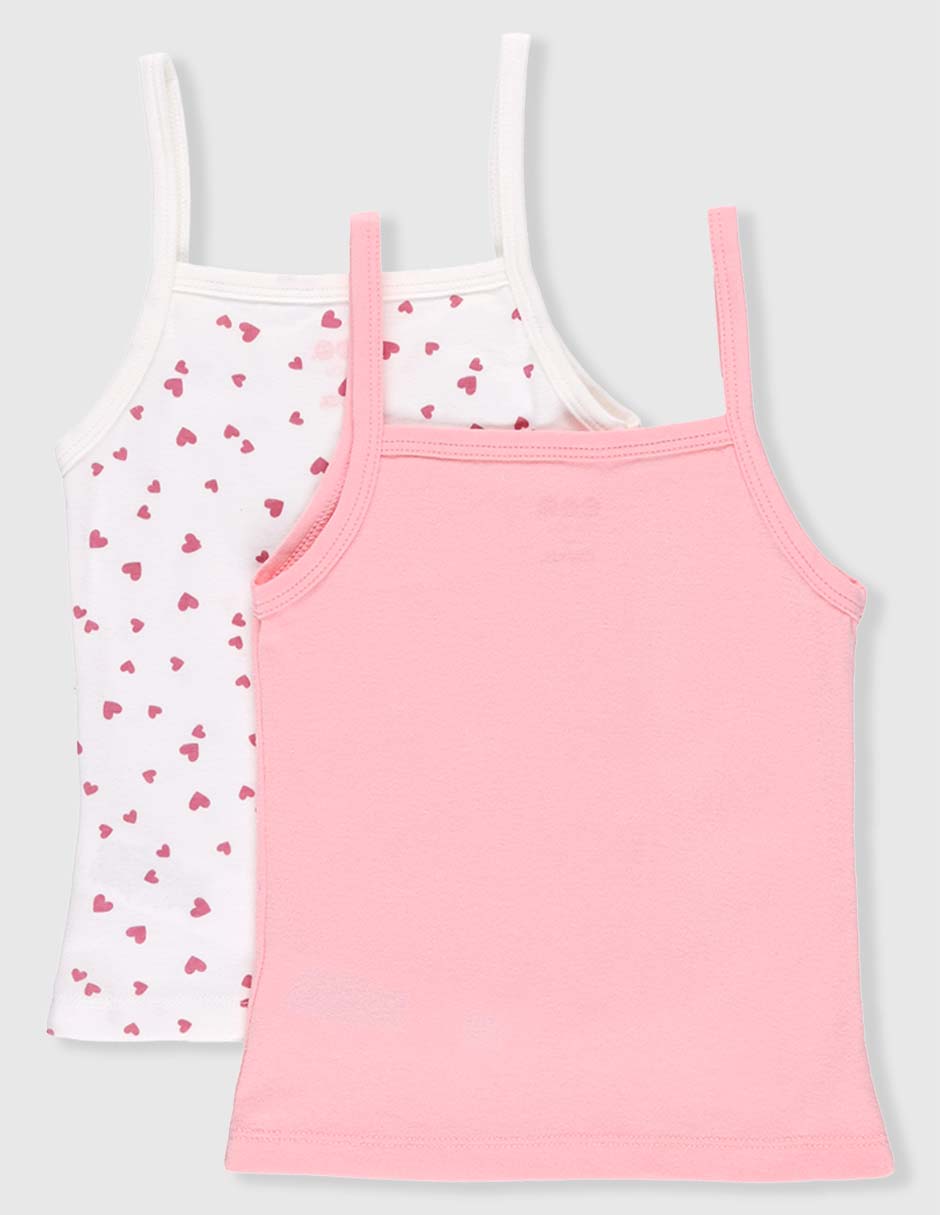 Set camiseta cuello redondo para niña 2