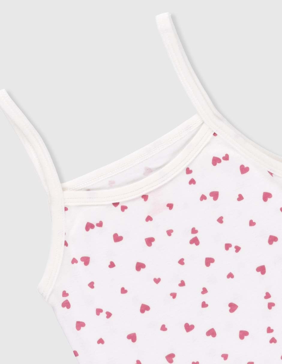 Set camiseta cuello redondo para niña 3