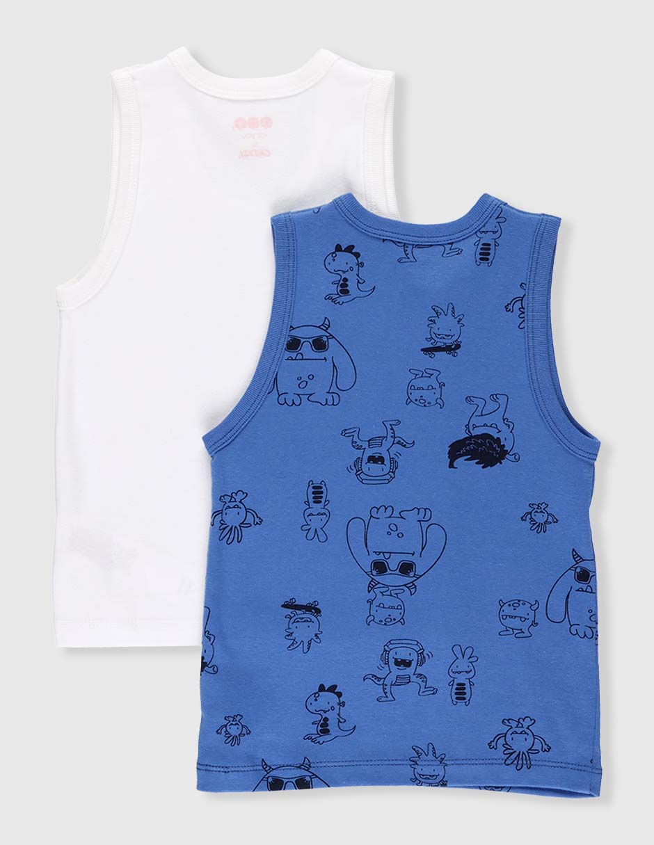 Set camiseta cuello redondo para niño 2
