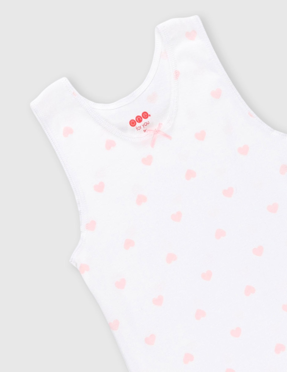 Set camiseta cuello redondo para niña 3