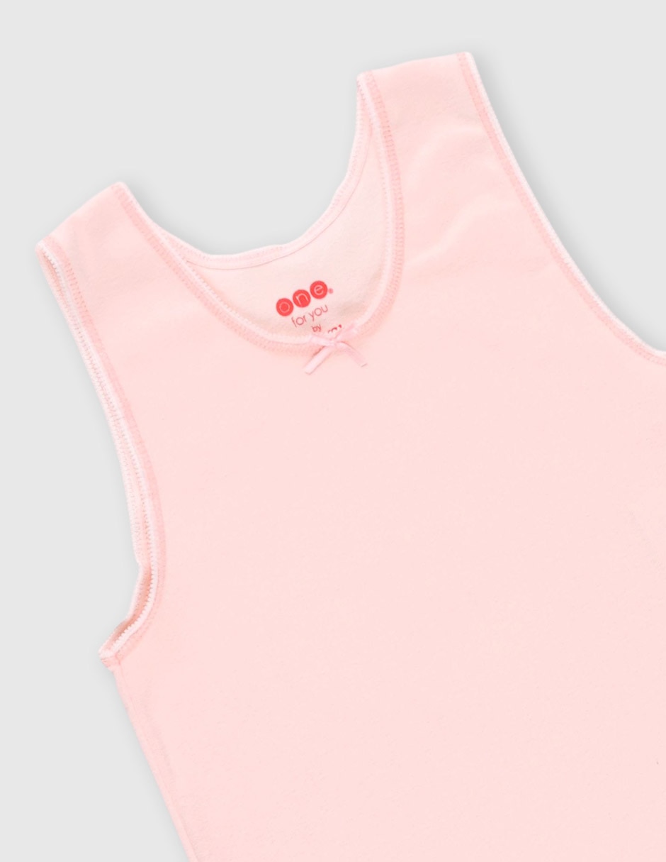 Set camiseta cuello redondo para niña 4