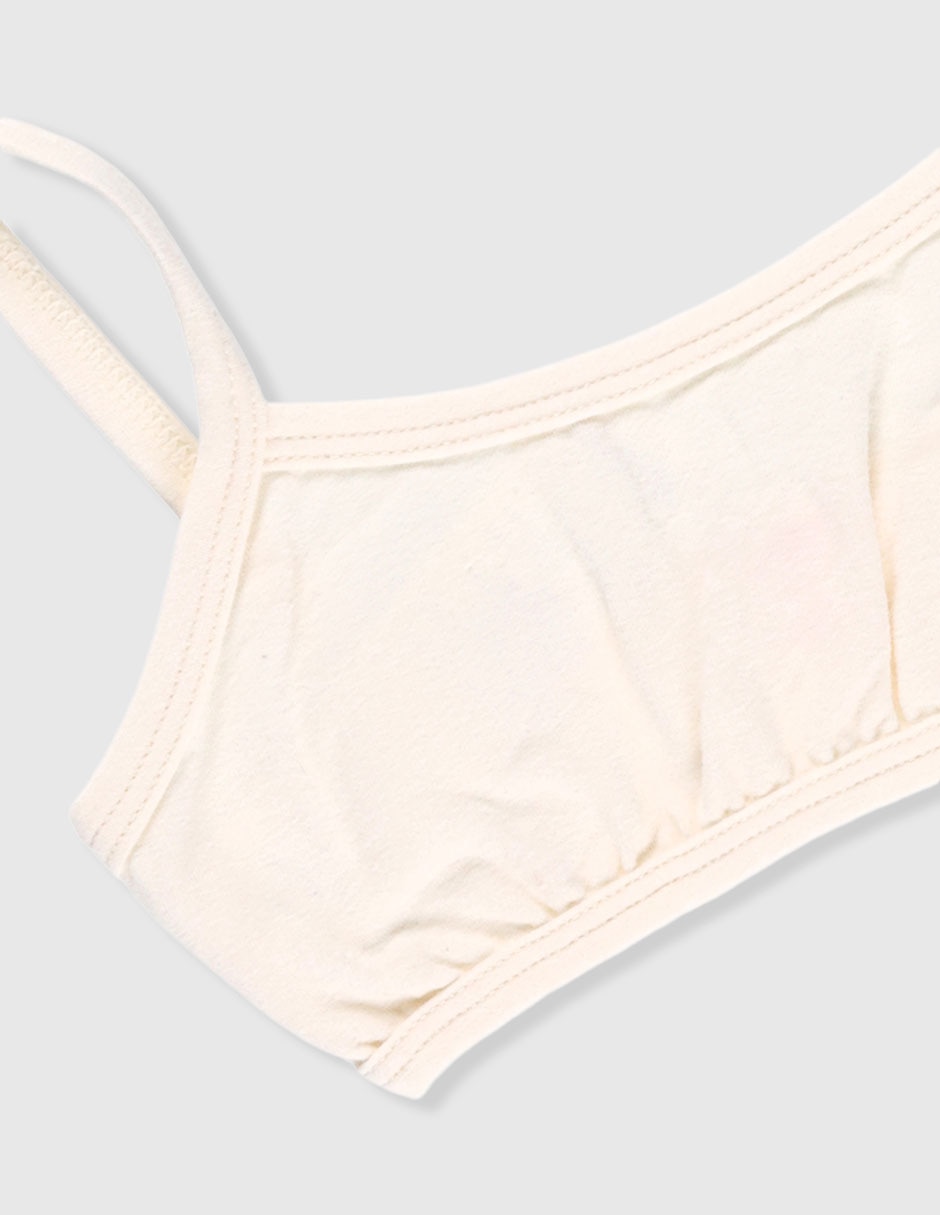 Set corpiño de algodón para niña 3