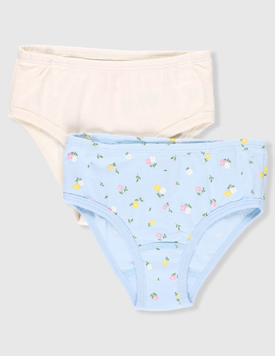 Set calzón de algodón para niña