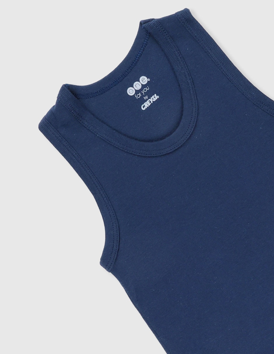 CAMISETA BABY CREYSI P12, GRIS JASPE, 10