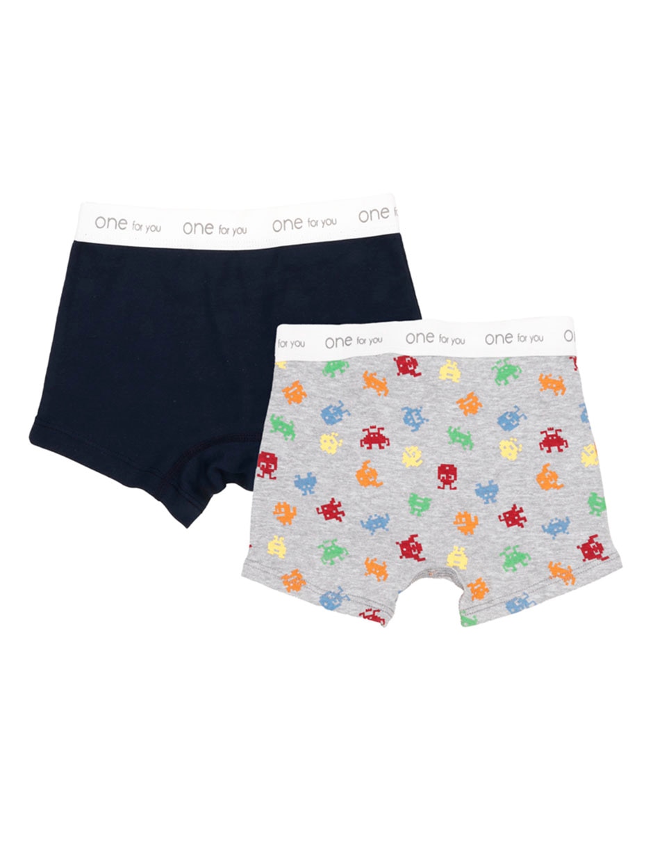 BOXER BABY CREYSI P1235, GRIS JASPE, 6