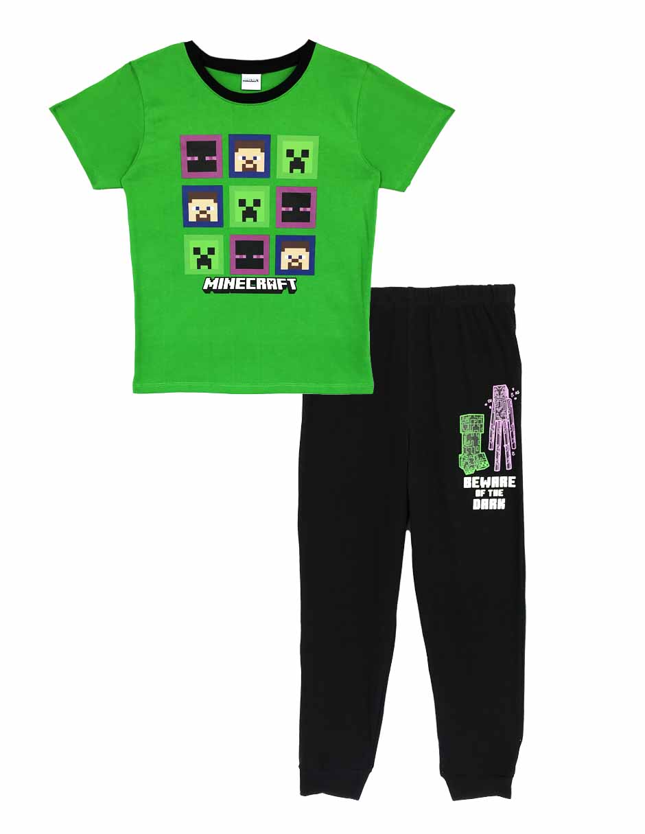 Conjunto pijama Minecraft para niño Conjunto pijama Minecraft para niño