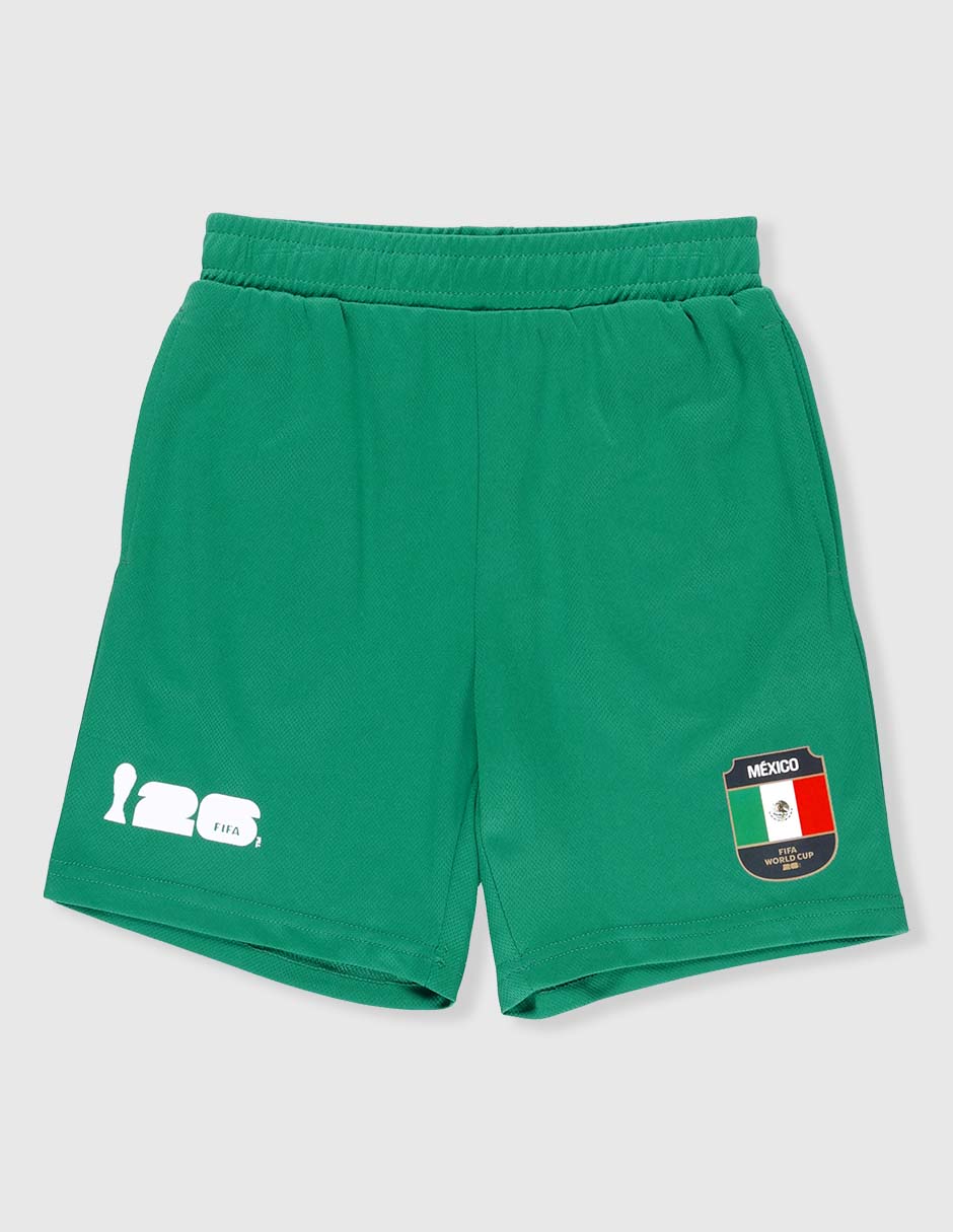 Short World Cup 26 México para niño Short World Cup 26 México para niño